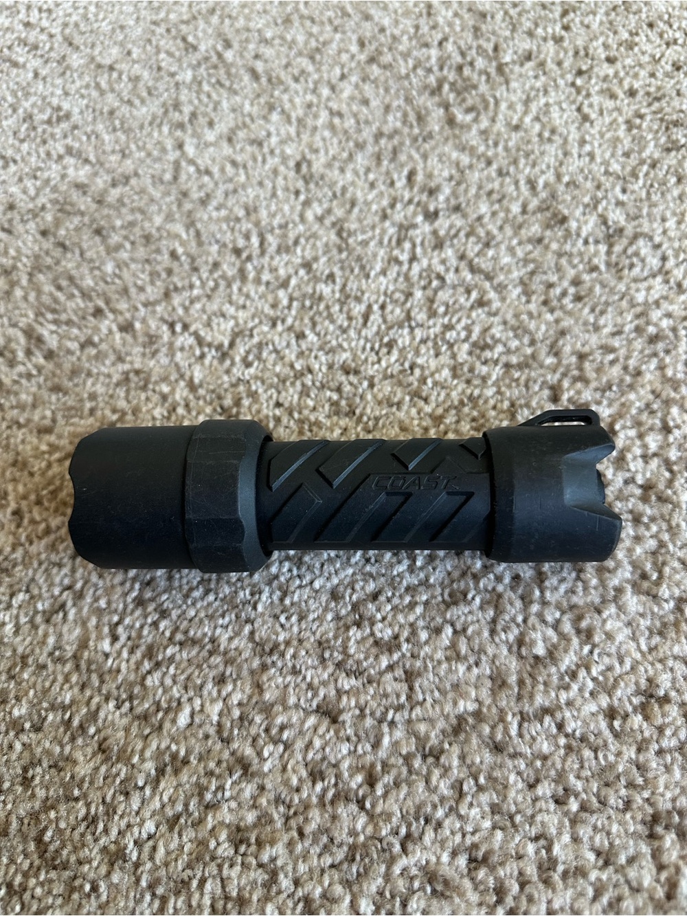 Coast Polysteel Black Aluminum Water Resistant Flashlight